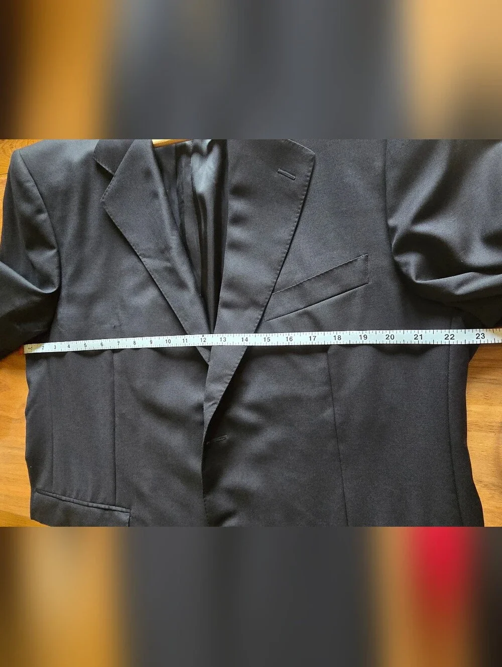 CANALI Italy Blazer Sport Coat 2-Button Jacket 46S-US 56C-EU Black Wool